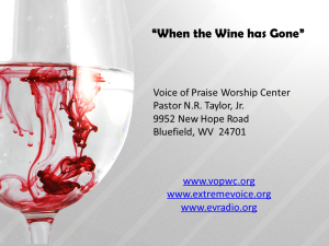 Water Into Wine Church PowerPoint